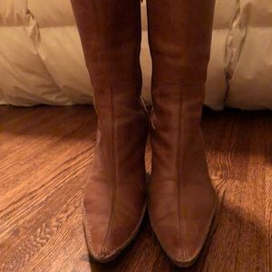 Nine West Leather boots, low calf height